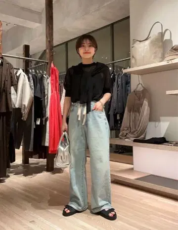 윔 가젯 드로스트 데님 팬츠 34