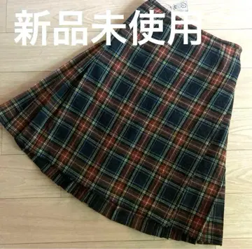 [ 새상품 ] R&D.M.Co 올드맨즈테일러 백 플리츠 울 스커트