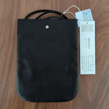 나카가와 마사시치 상점 일본산 소가죽 미니백
