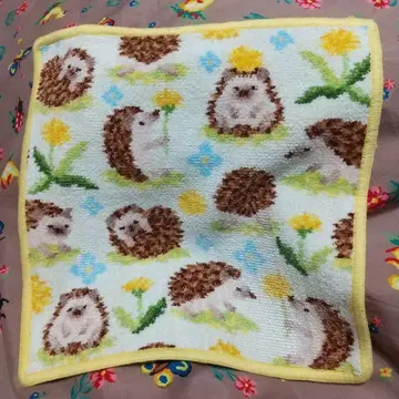 새상품 B급 페이러 손수건 고슴도치