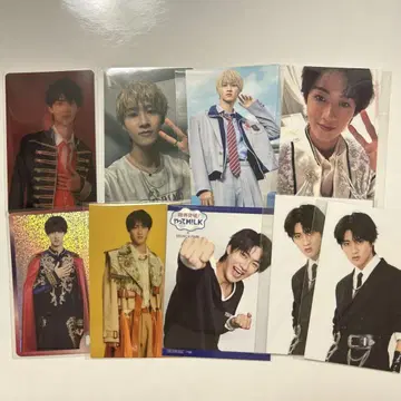 M!LK 소노 슌타 트레이딩 카드 스티커 세트