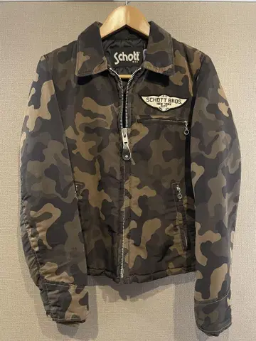 Schott 카모 패턴 트래커 자켓