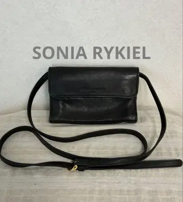 소니아 리키엘 가죽 미니 숄더백 2way