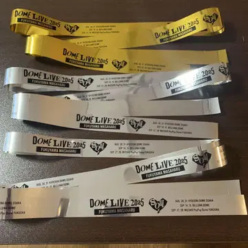 후쿠야마 마사히로 돔 라이브 2025 SOUL 금, 은 테이프 3개 세트