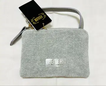 페이러 FEILER 유니컬러 사이드 파우치 그레이