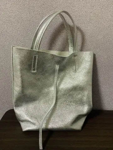 메탈릭 미니 토트