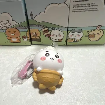 치이카와(먼작귀) & 카카오프렌즈 랜덤 피규어 키링 한국 한정판