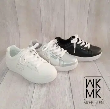 MICHEL KLEIN 실버 스니커즈