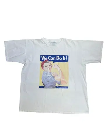 90s We Can Do It 아메리칸 컬처 T셔츠 XL