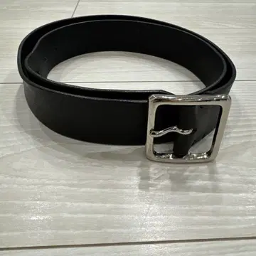 MINEDENIM Leather Belt 36 Black