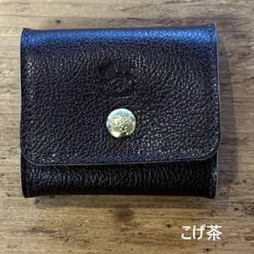 [ 새상품 ] IL BISONTE 일비종떼 코인 퍼스 짙은 갈색