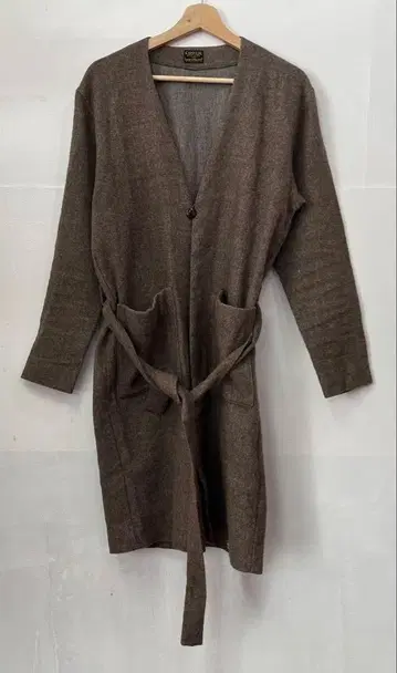 COOTIE 15aw 린넨 울 롱 가디건 가운 사이즈 S