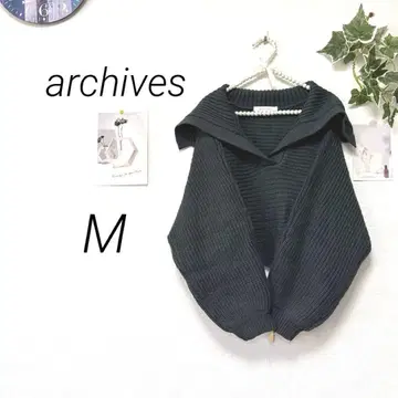 10159 archives 아카이브 빅 칼라 니트 M 숏 기장