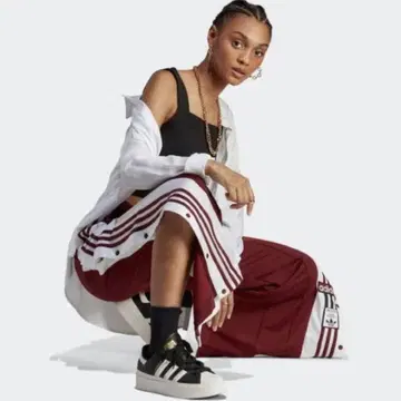 adidas 아디블레이크 팬츠 와인 레드