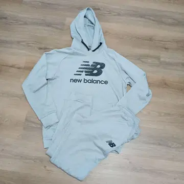 new balance 그레이 후드티 L 셋업