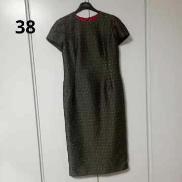 49AV. 반팔 무릎 기장 원피스 38