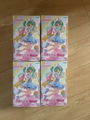 TAITO 하츠네 미쿠 x Rody AMP+ 피규어 4개 세트