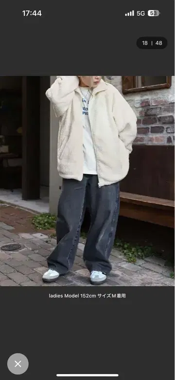 U.S. POLO ASSN. 플리스 자켓 M 사이즈 아이보리