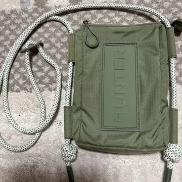 HUNTER 올리브 그린 숄더백