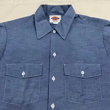 데드 USA제 80s 90s Dickies 샴브레이 워크 셔츠