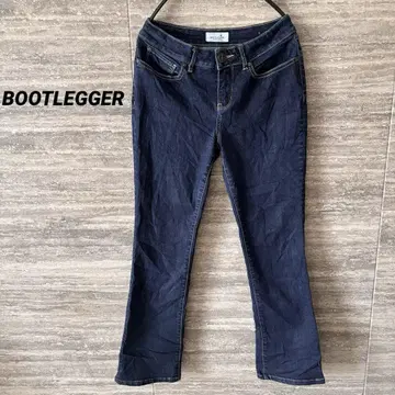 BOOTLEGGER 스트레이트 데님 새상품급 해외 구제 의류 인디고 블루