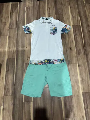 Oakley 피케 셔츠 숏팬츠 세트
