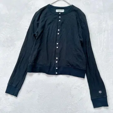 Americana 아메리카나 스냅 버튼 가디건 블랙