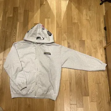 XLARGE 그레이 집업 후드티