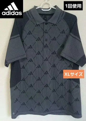 컨디션 최상 아디다스 골프 프라임 니트 폴로 XL 사이즈 블랙