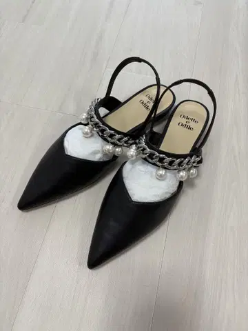 [ 컨디션 최상 ] odette e odile 체인 드롭 플랫 25cm