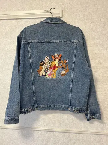 Disney Store 캐릭터 자수 데님 자켓