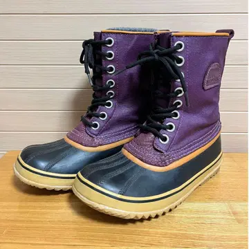 SOREL 소렐 방수 방한 퍼플 부츠 23cm