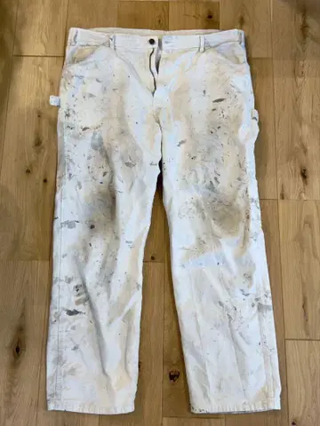 90s Dickies 페인터 팬츠 화이트