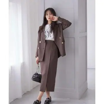 랩 스타일 타이트 스커트