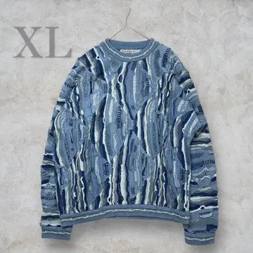 새상품급 COOGI BLUES 3D 니트 스웨터 호주 XL