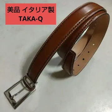 새상품급 TAKAQ 타카큐 이탈리아제 벨트 가죽 천연 가죽