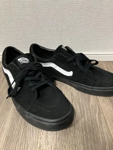 VANS CLASSIC SK8-LOW 블랙 화이트 US 규격