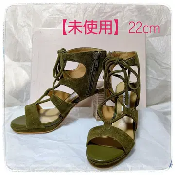 모드 에 자코모 카리노 스웨이드 샌들 올리브 컬러 22cm