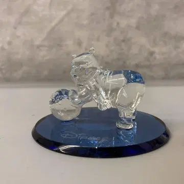 디즈니 곰돌이 푸 유리 입상 오브제 인테리어 Pooh