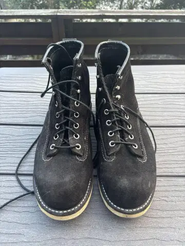 레드윙 2900 9D 27cm 블랙 스웨이드 라인맨