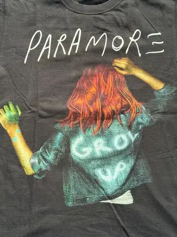 PARAMORE 그래픽 T셔츠 블랙