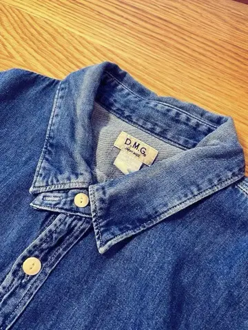 D.M.G. 데님 셔츠 원피스 긴팔