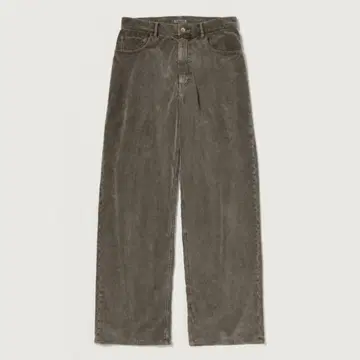 AURALEE PIGMENT DYED CORDUROY PANTS