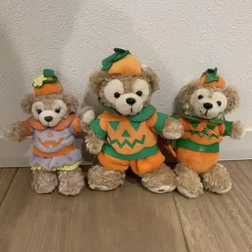 더피 셰리메이 봉제 인형 배치 할로윈 3개 세트