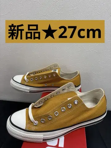 새상품 27 컨버스 올스타 OX 캔버스 1SD820 GOLD