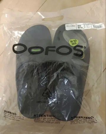 [ 새상품급 ] OOFOS OOSH Unisex M8/W10 블랙