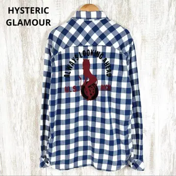 HYSTERIC GLAMOUR 체크 무늬 플란넬 셔츠