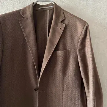 Cantarelli 칸타렐리 헤링본 직조 테일러드 자켓