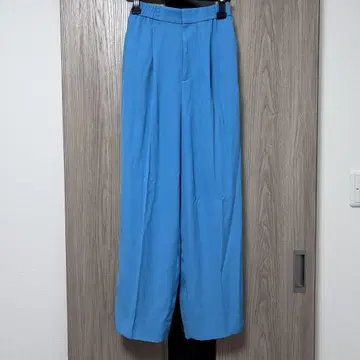 EDITION 블루 슬랙스 34