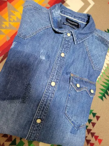 새상품급 SCOTCH&SODA 데님 웨스턴 셔츠 M